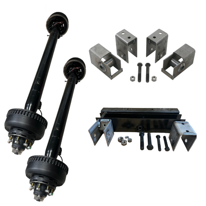 10,000 lb Carter Tandem Trailer Axle Kit - 20K Capacity