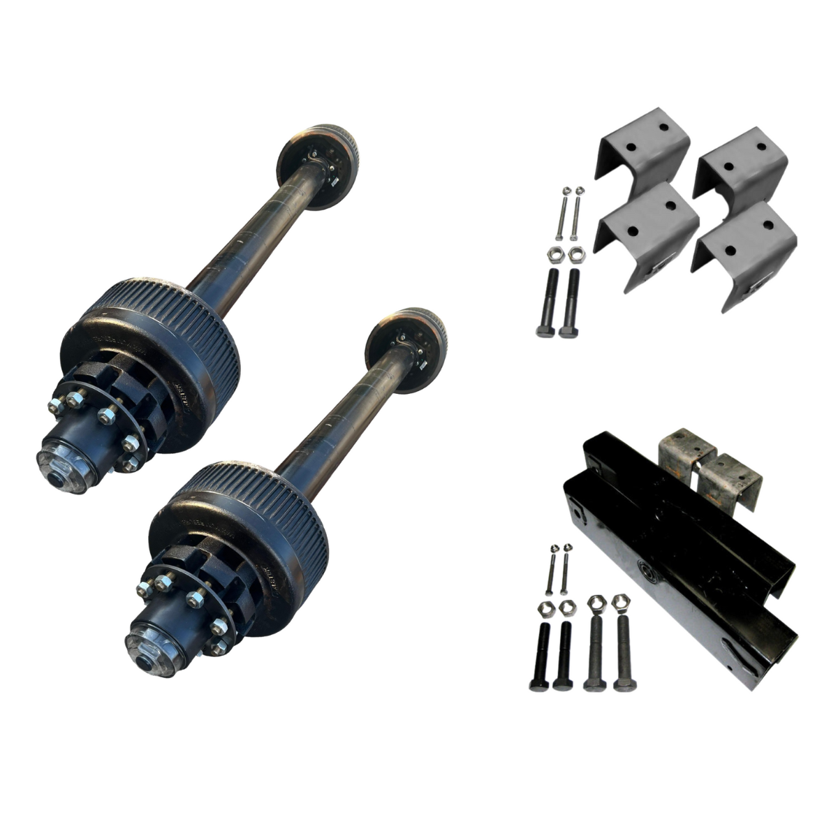 Carter 12K Tandem Axle Kit | Heavy-Duty | Electric Brake | Dexter Compatible