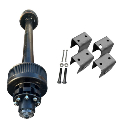 Carter 12K Trailer Axle | Electric Brake | 8-Lug | Heavy-Duty